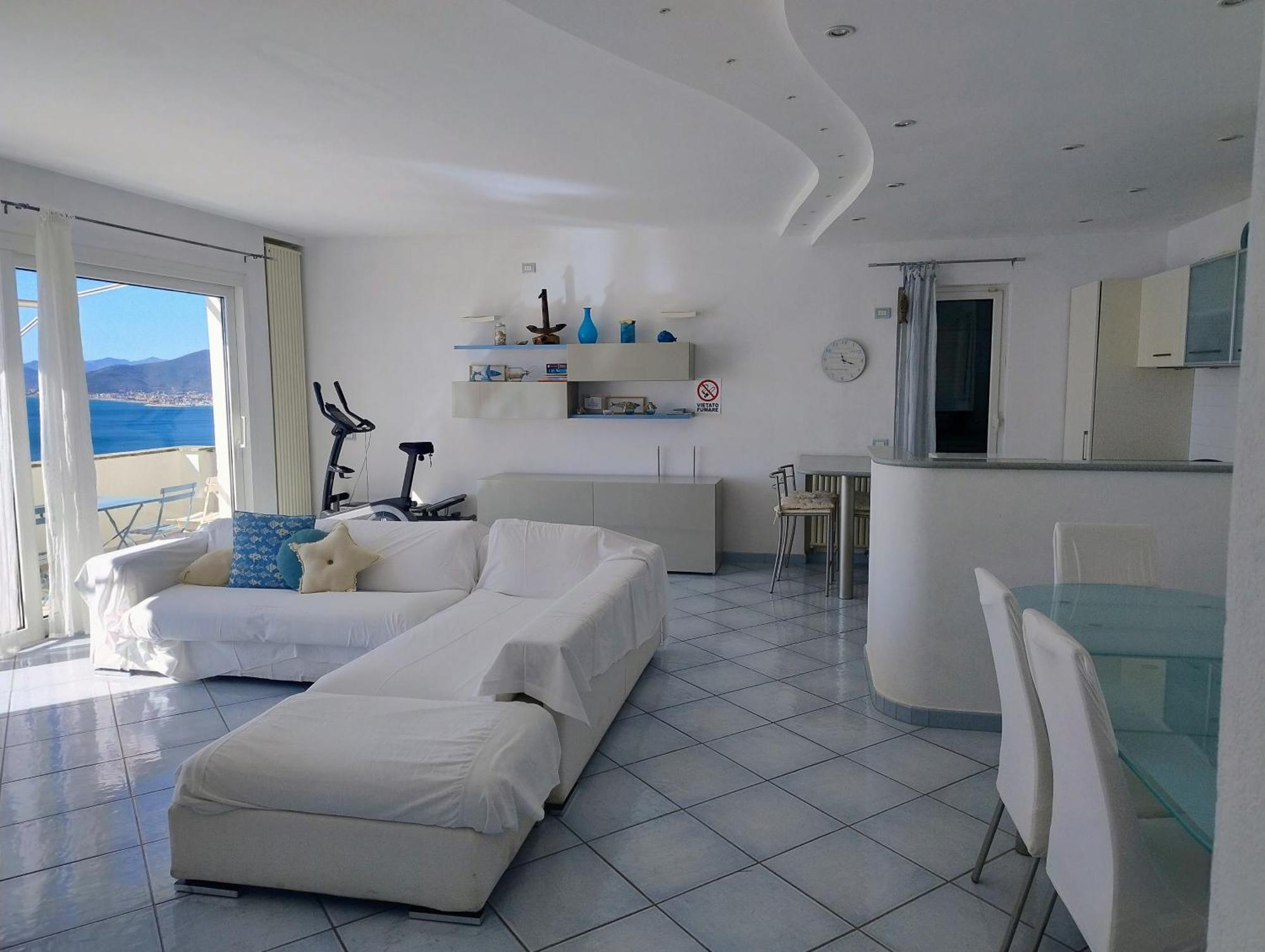 Villa Ischia Attico Sul Mare A Verezzi Борджо-Верецці Екстер'єр фото